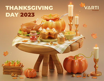 THANKSGIVING DAY 3D ANIMATION