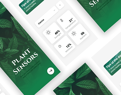 Plant sensor | UI Design
