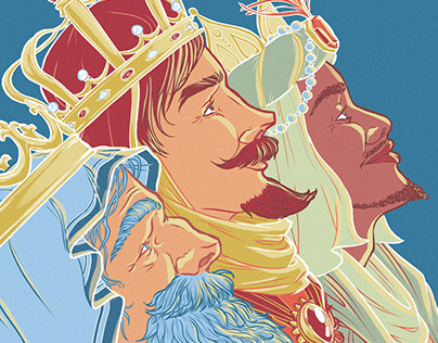 Cartel para la Cavalcada dels Reis Mags a Palma 2021