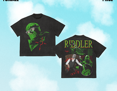 Bootleg T-Shirt Design : The Riddler