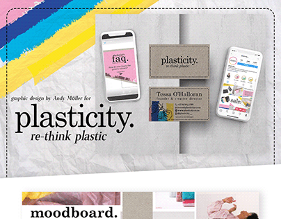 Business Card, Label & Instagram Designs for Plasticity