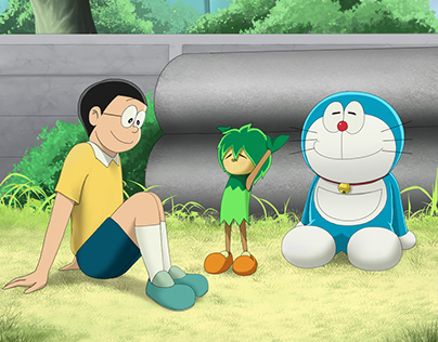 Doraemon, Kibo, and Nobita (fanart)