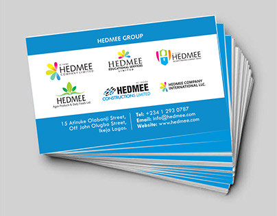 Call card for Hedmee Group
