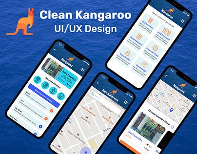 Clean Kangaroo UI/UX Design