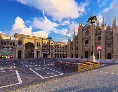 3D Virtual Event - Duomo di Milano _ UCB
