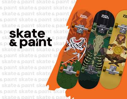 skate & paint - Skateshop brand design