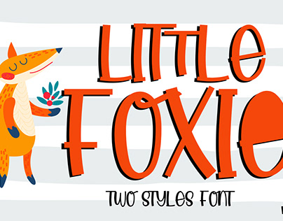 Little Foxie Caps Font - 100% Free for Personal