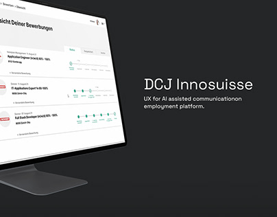 UX for DCJ Innosuisse