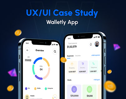 Walletly-Wallet Management App UI/UX Case Study