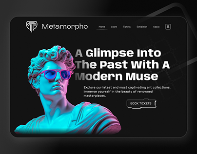 Modernist Sculpture And Art Museum | Website |UI Design