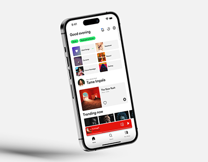 Spotify iOS app light theme UI redesign