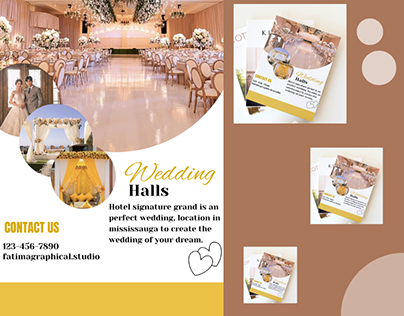 Wedding hall contract page ideas