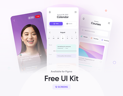 Contentics App - Free UI Kit