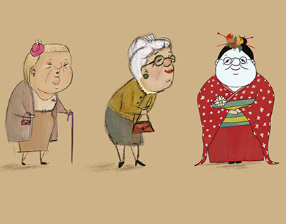 Illustration | Old Ladies
