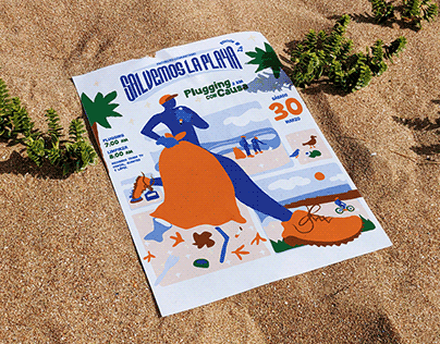Diseño de cartel: Salvemos La Playa #41