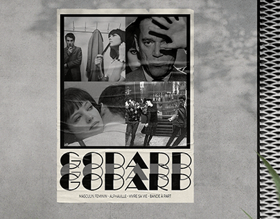 Poster fictício filmes do Godard.