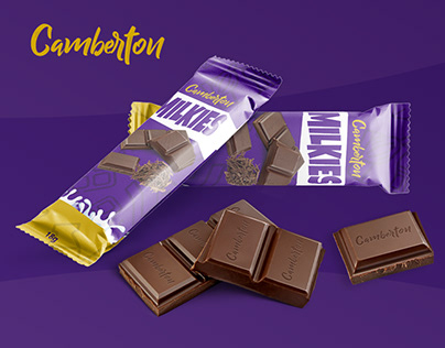 Camberton Milkies - Chocolate Bar Label Design