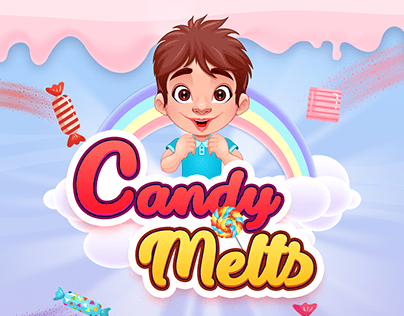 Candy Melts Game UI Design