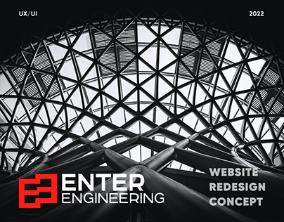 Enter Engineering website redesign concept