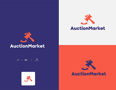 Striking Logo and Branding for Auction Market