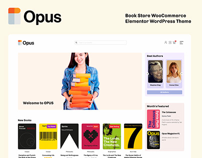 OPUS - Book Store WooCommerce Elementor Theme
