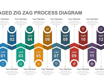 4 Square Diagram PowerPoint Template and Keynote Slide - Slidebazaar