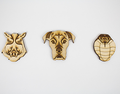 Brotherhood Wooden Medallions with Chinese Zodiacs