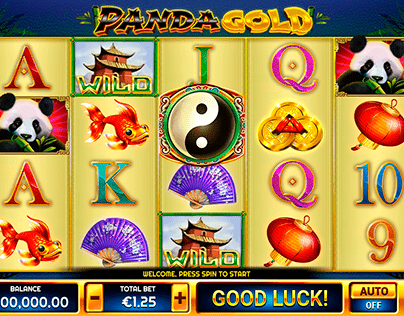 Panda Gold Slots UI