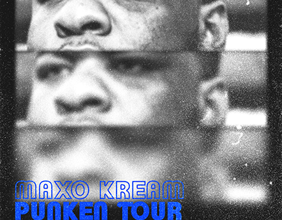 Maxo Kream Tour Poster - Concept Design