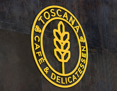 Diseño de identidad corporativa para Cafetería Toscana