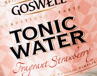 Label design for tonic water