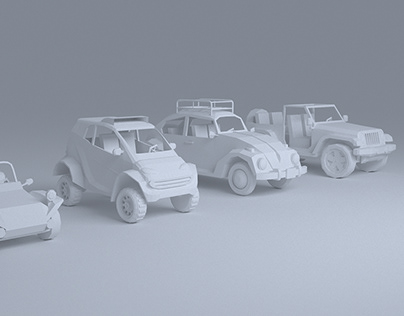 Low Poly cars