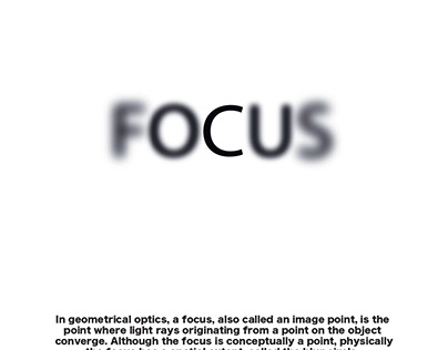 focus poster