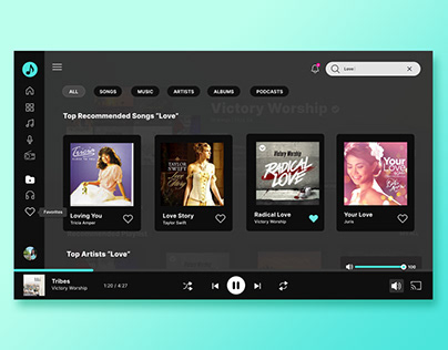 Search - Daily UI 022 (Music Player)