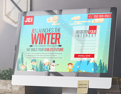 Landing page for JEI Learning Centers