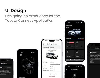 Toyota Connect Application | Ui Redesign