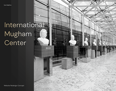 Mugham Center Website Redesign Concept