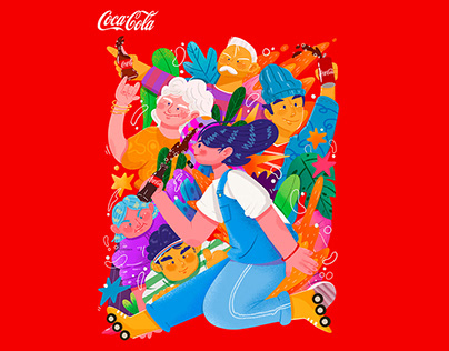 Merchandise Design for Coca Cola Indonesia