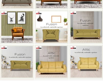 Graphic Content Curation For Interior & Lifestyle Brand