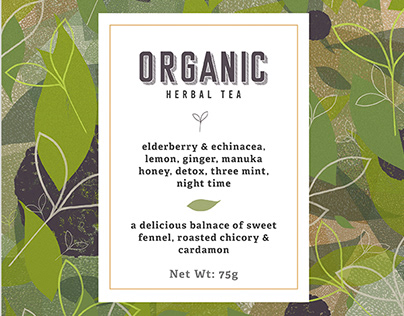 Organic Tea packaging