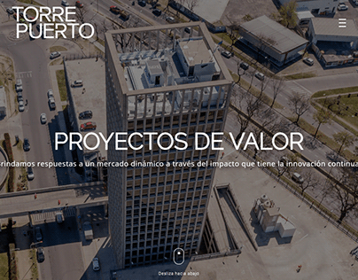 Project thumbnail - Torre Puerto Website