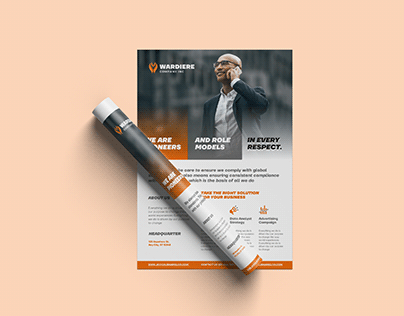 Orange Business company product service Flyer