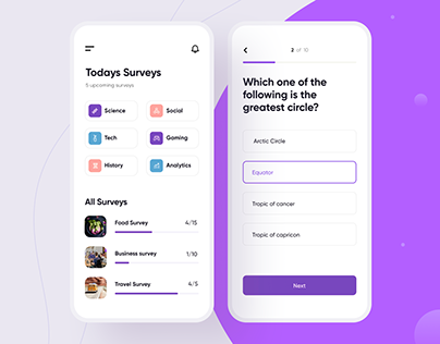 Survey app concept