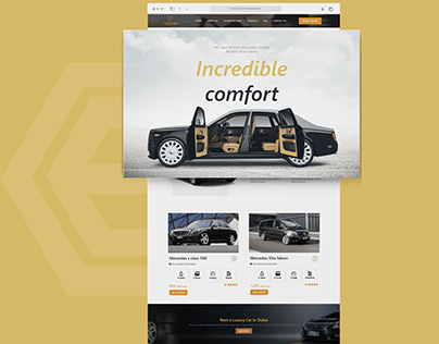 Car Rental website design