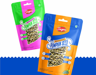 Pampkin seed packaging design for segro