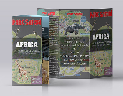 Parc safari pamphlet