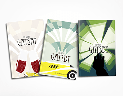 The Great Gatsby Book Cover Series