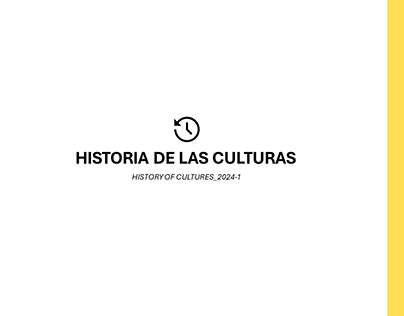 HISTORIA DE LAS CULTURAS