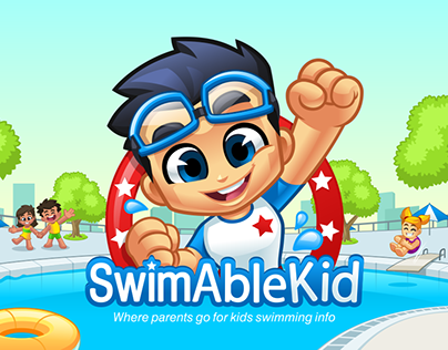 SwimAble Kid Mascot