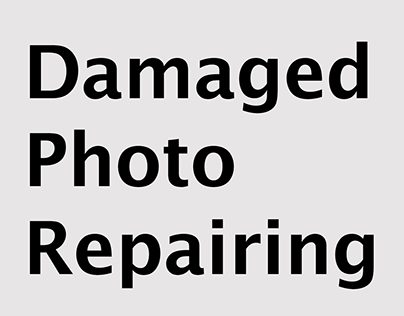 Damaged Photo Repairing